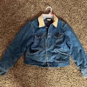 Vintage wrangler blanket lined coat